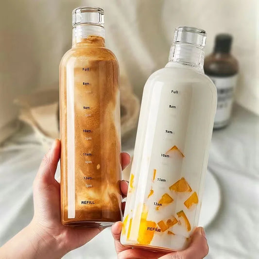 HydroTrack™ – Smart Time-Marked Water Bottle
